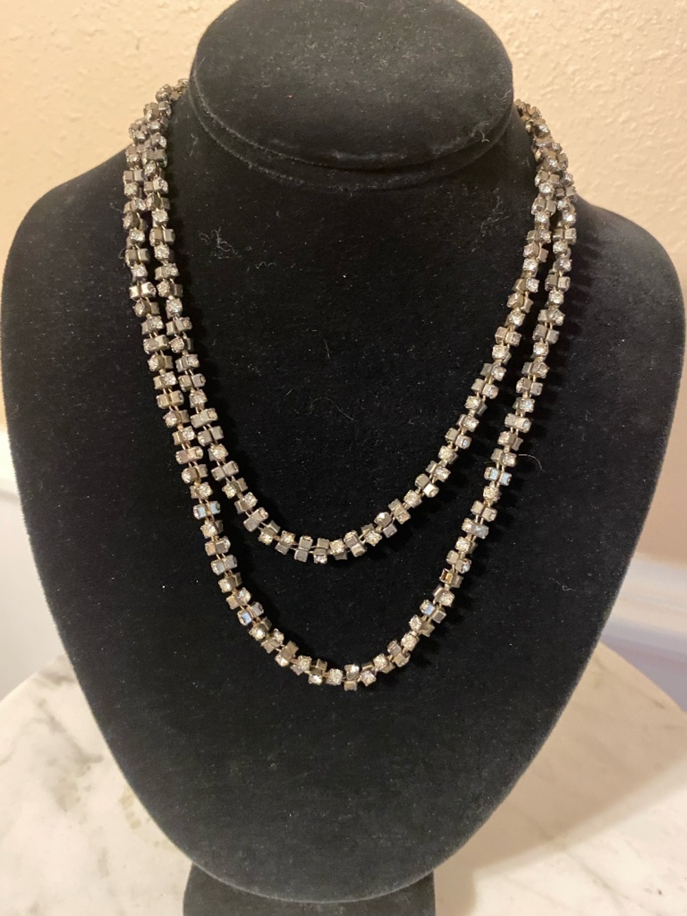 vintage rhinestone rope